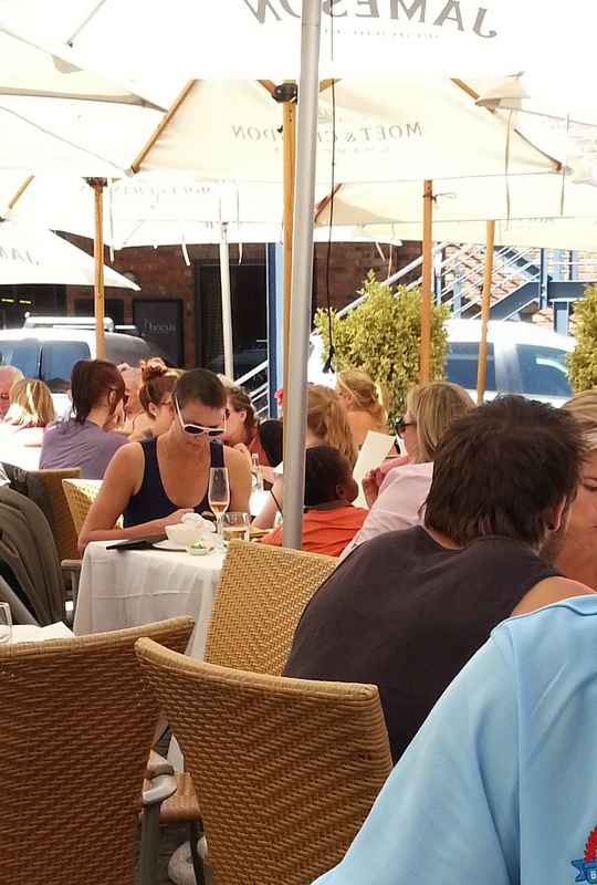 It’s not everyday you have lunch with Charlize.