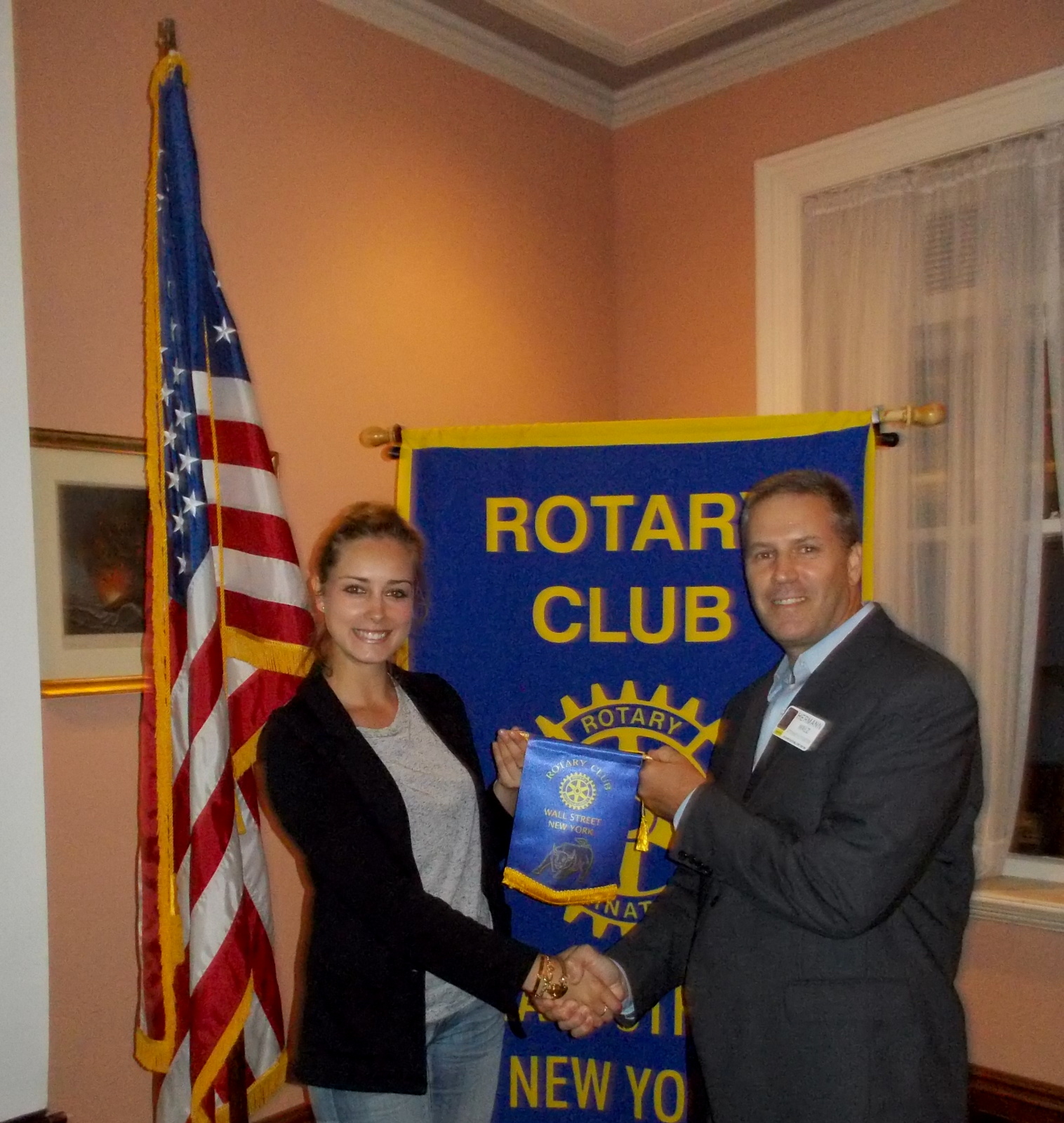 Meeting with The Rotary Club of Wall Street