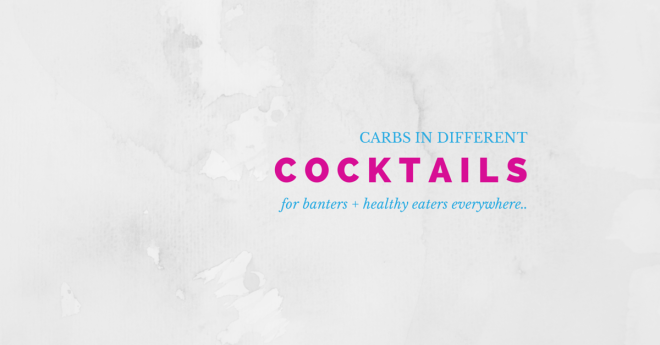 Carbs In Different Cocktails