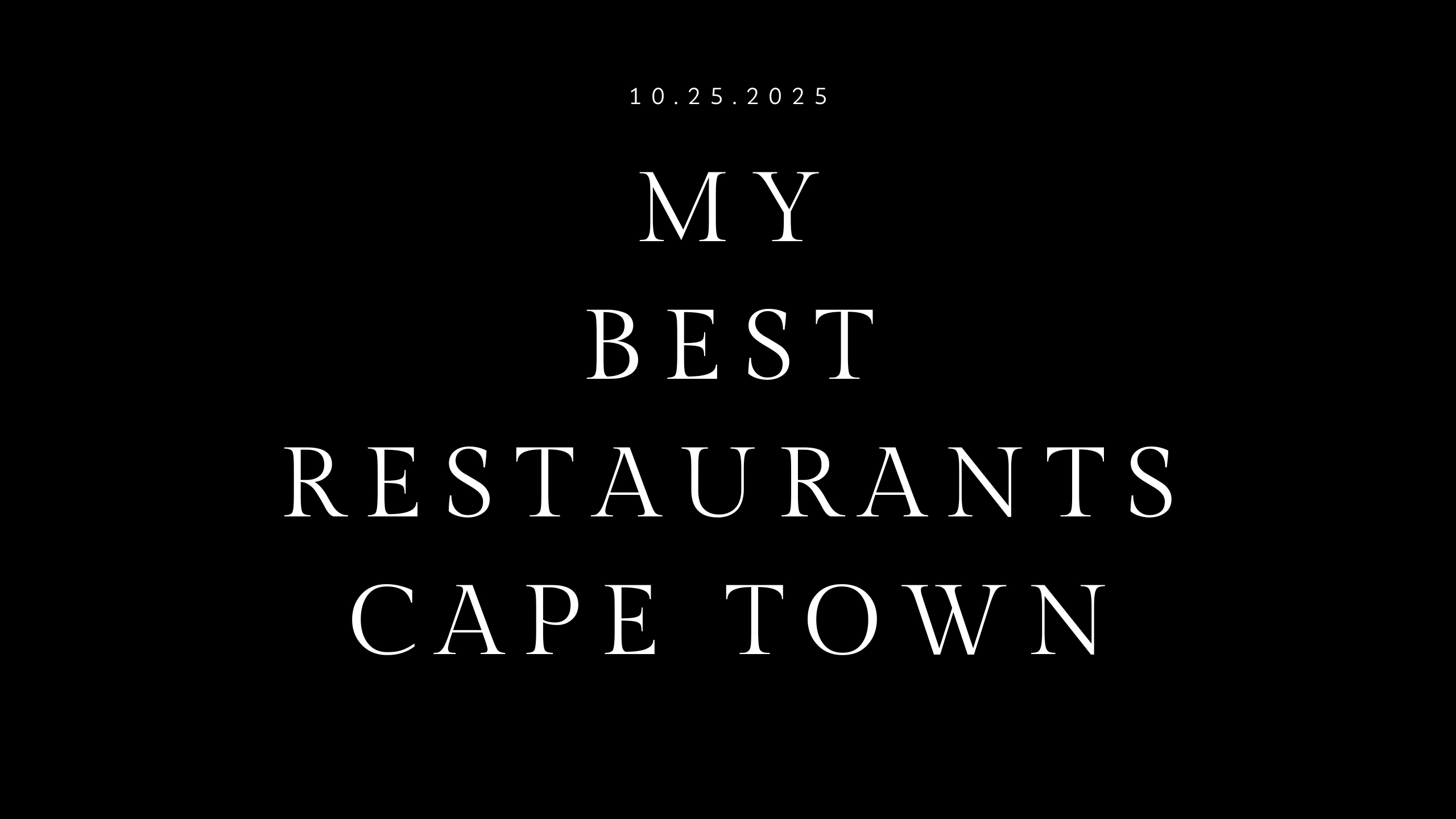 yummy food in cape town