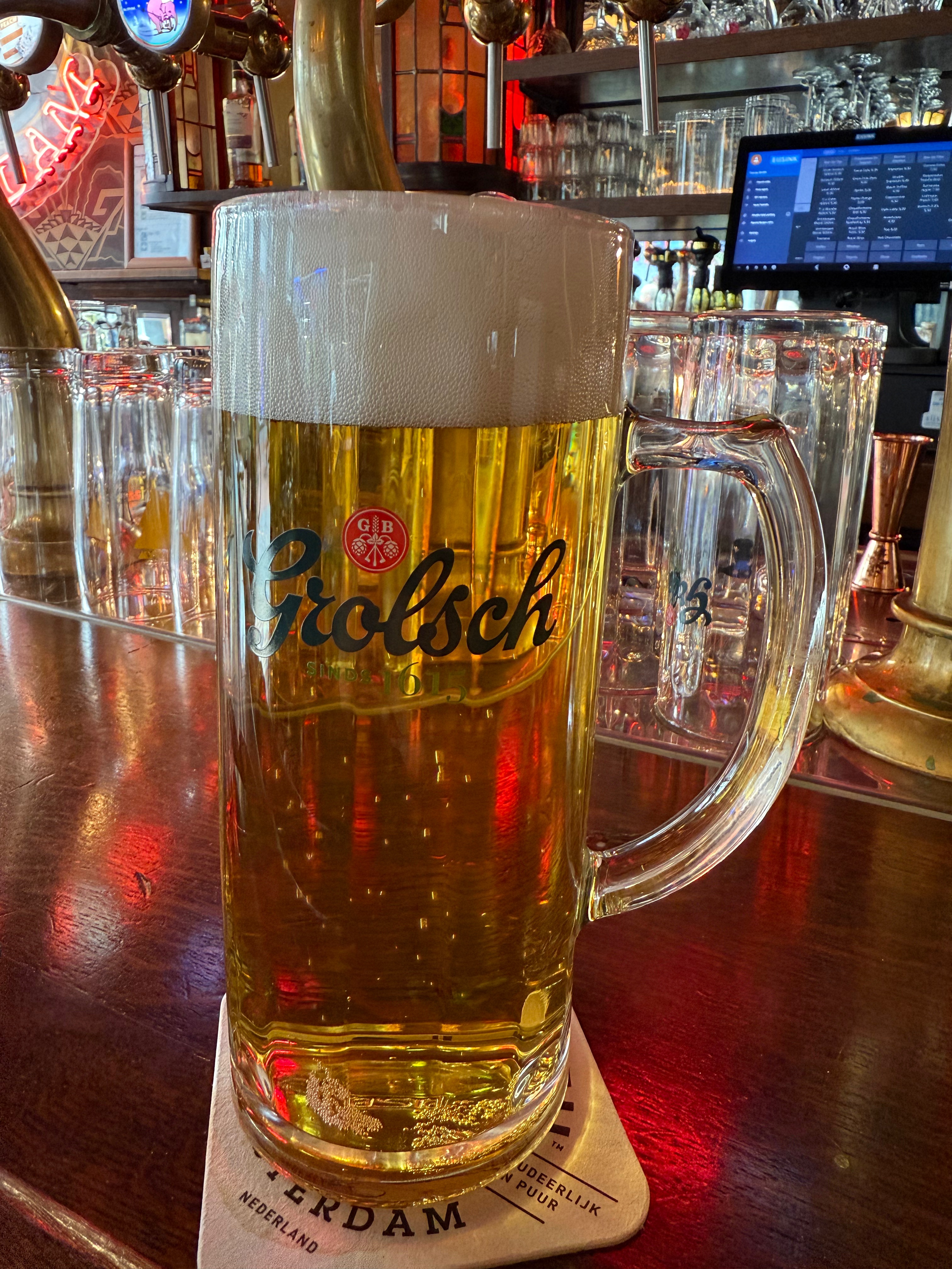 a grolsch in amsterdam did the trick