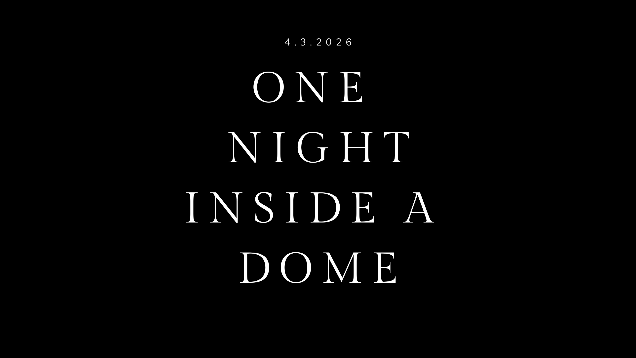 would you stay in a dome in the woods?