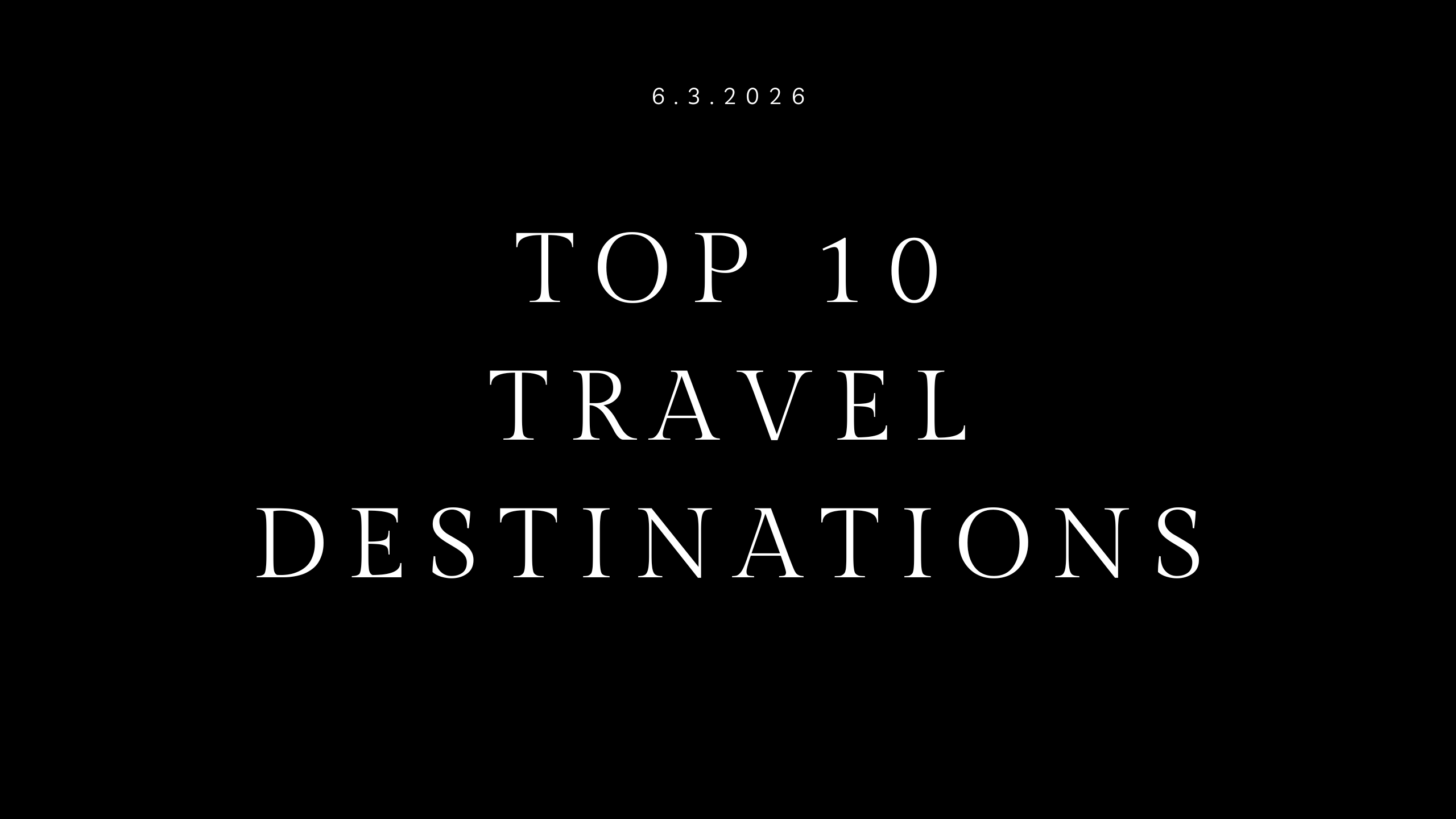 where will you go next?