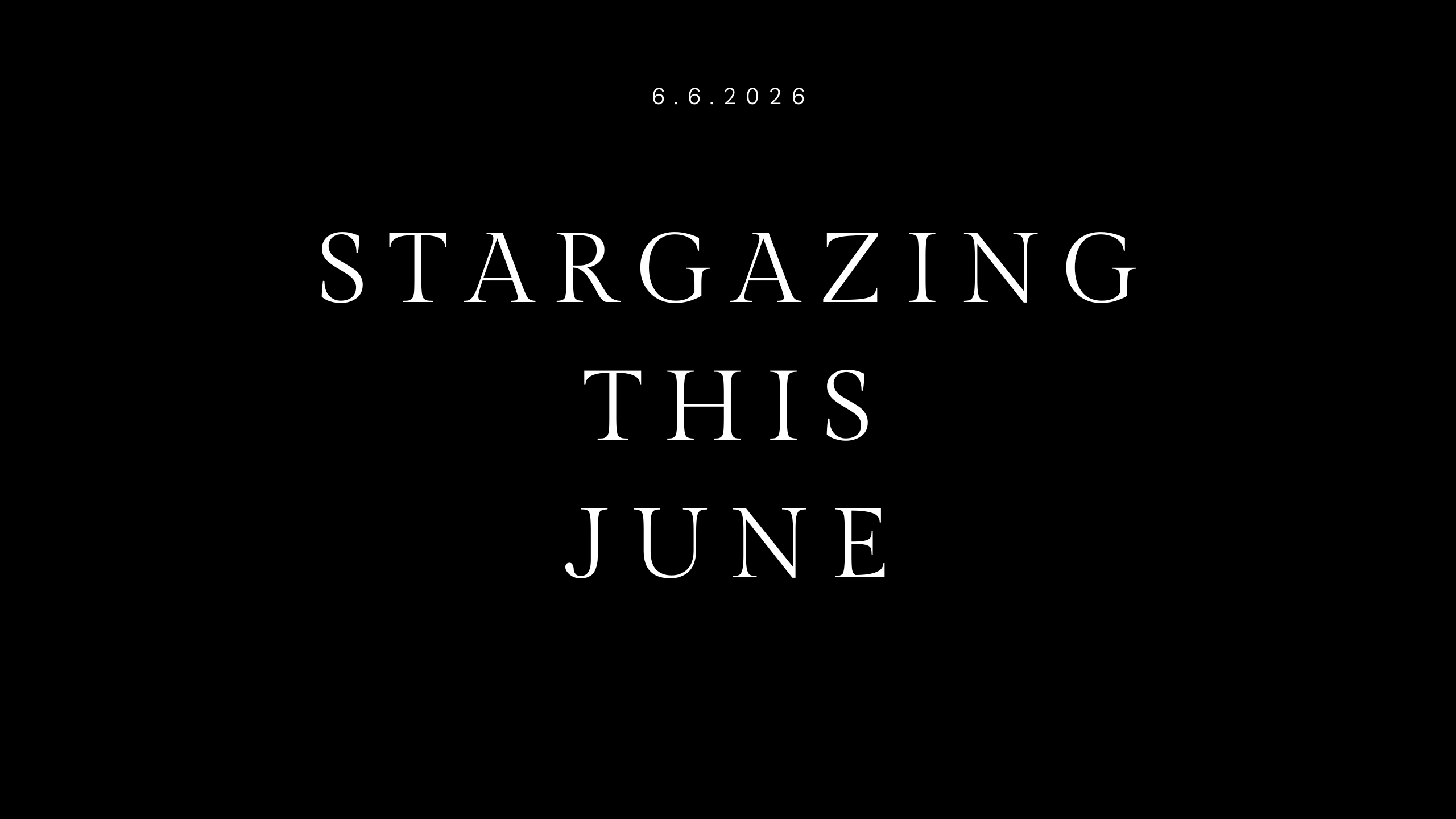 celestial events this june