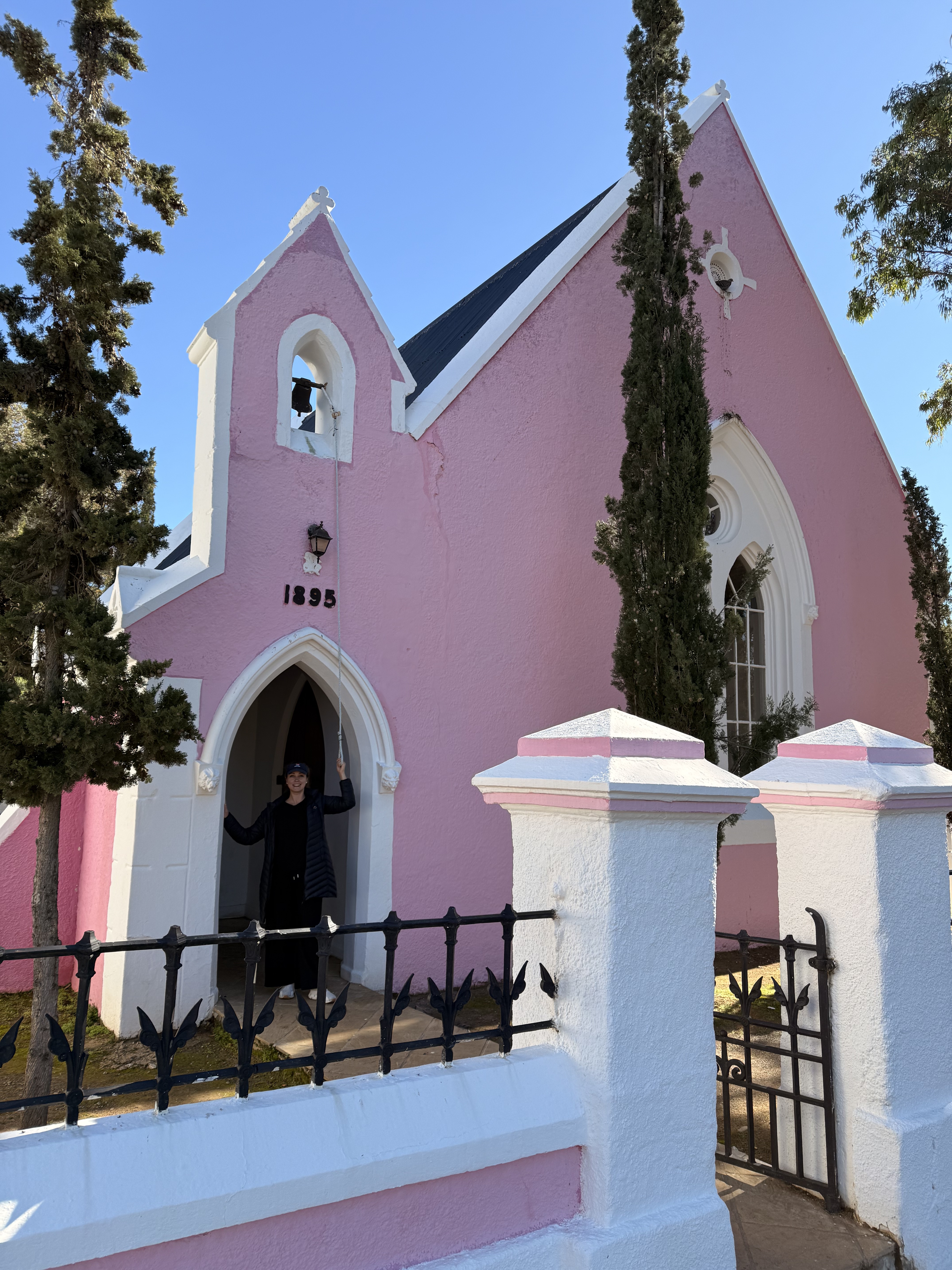 Ringing The Bell of The Famous Pink Church